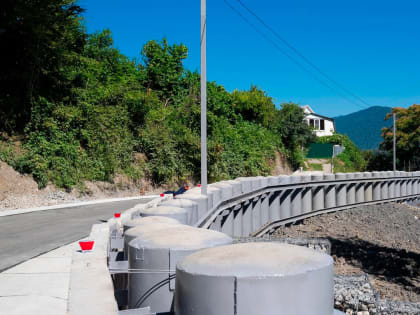 Оползневый участок дороги в Солохаульском сельском округе Сочи восстановят до конца июля