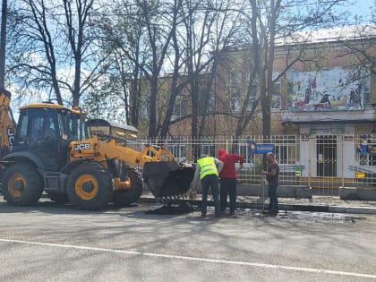 Ямочный ремонт в Кропоткине в полном разгаре