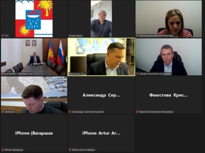 Заседание территориальной депутатской группы Лазаревского района прошло в режиме ВКС