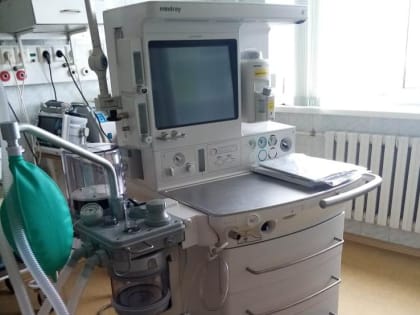 В темрюкской реанимации появился современный наркозно-дыхательный аппарат