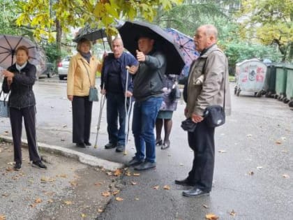 Обследование подтопления территорий в Дагомысе