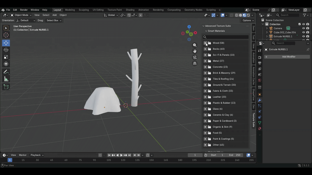 Vegetation texture animation