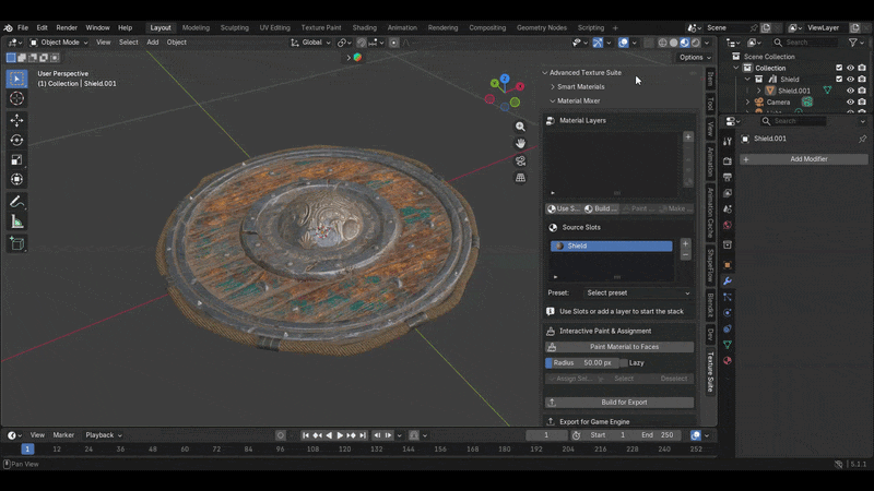 Material Mixer demonstration