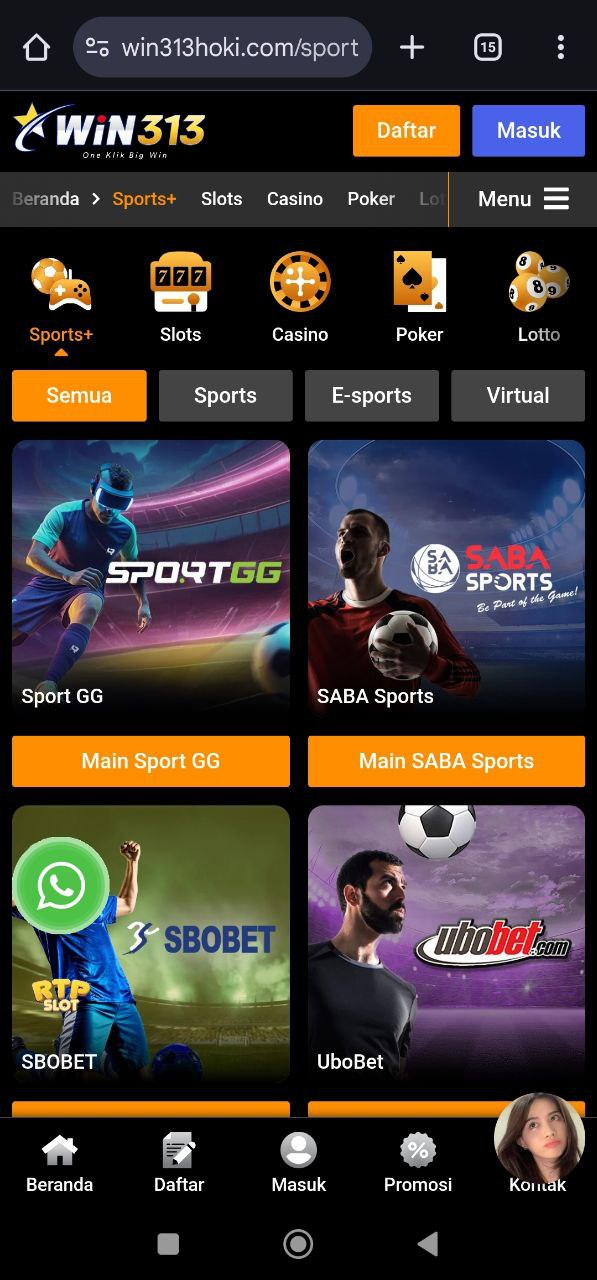 Tampilan turnamen win313 gacor