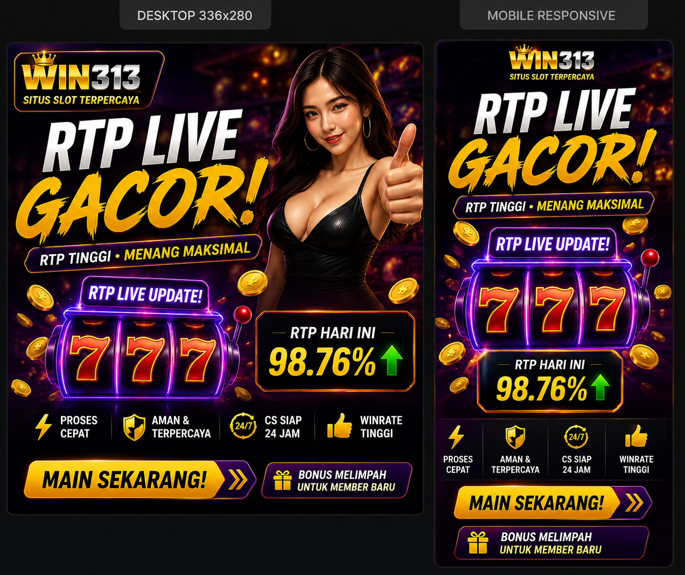 Banner Iklan Sidebar — 300×250