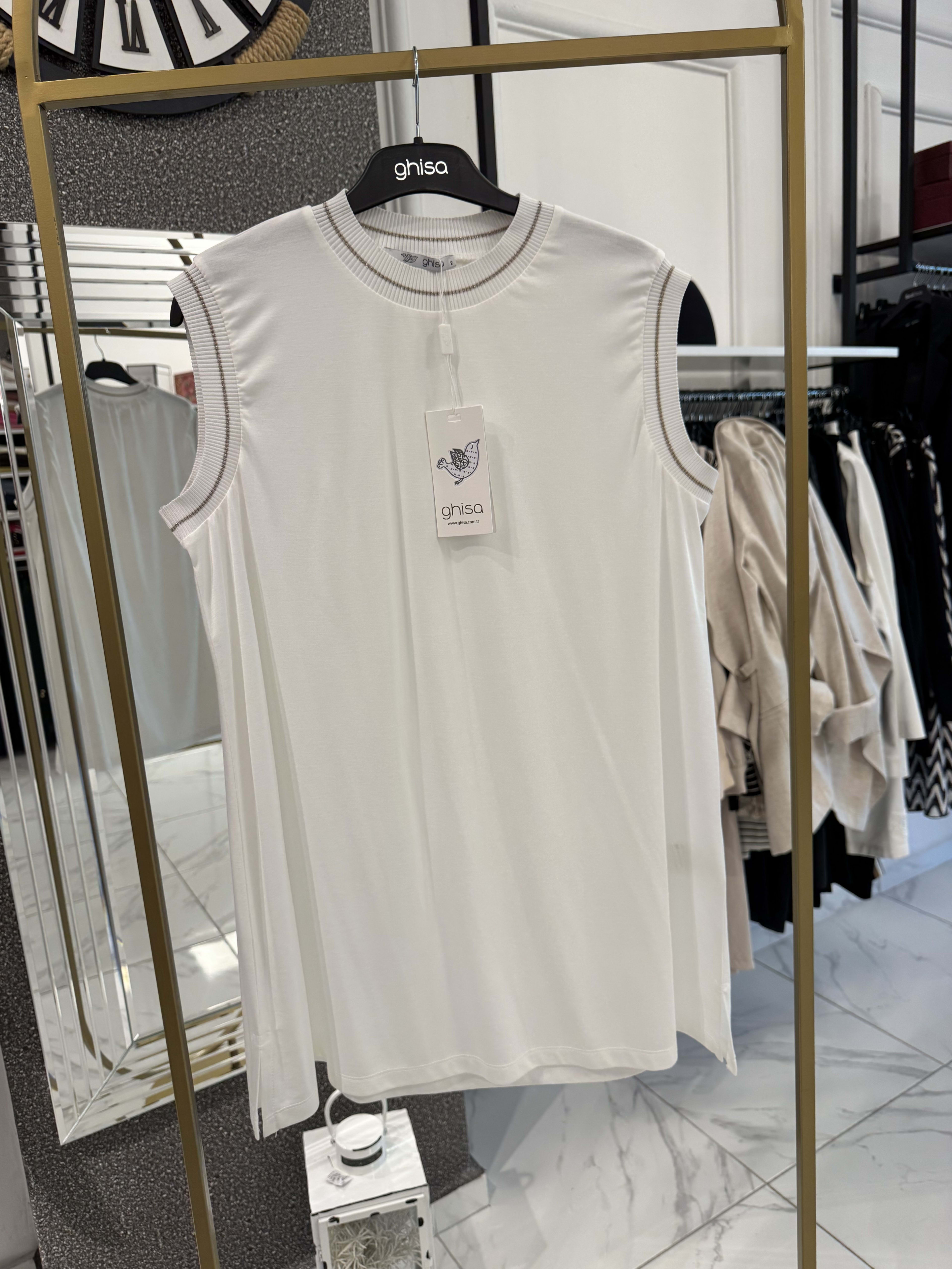 Basic Kolsuz içlik  - Beyaz