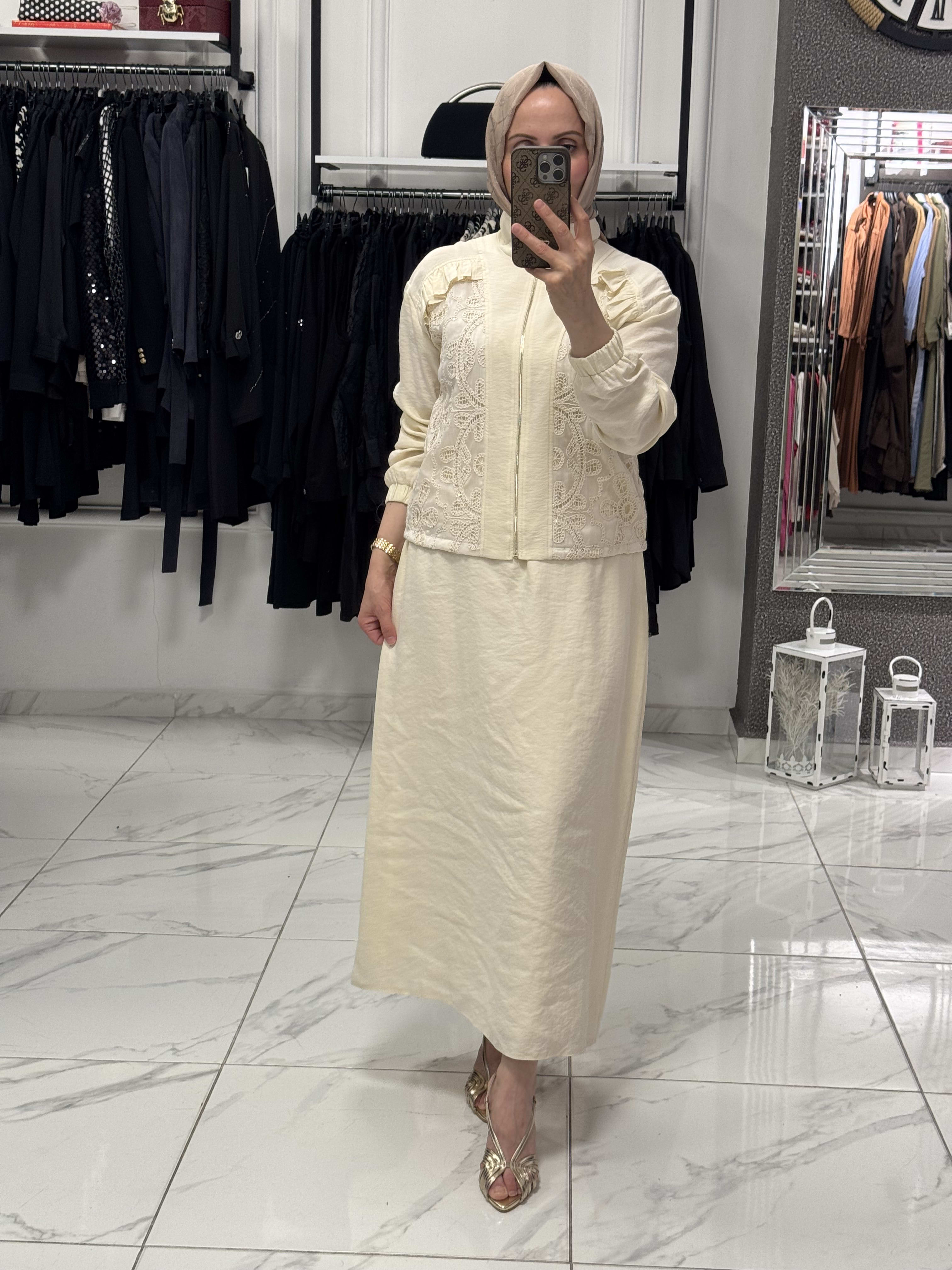 Delik İşi Tencel Takım