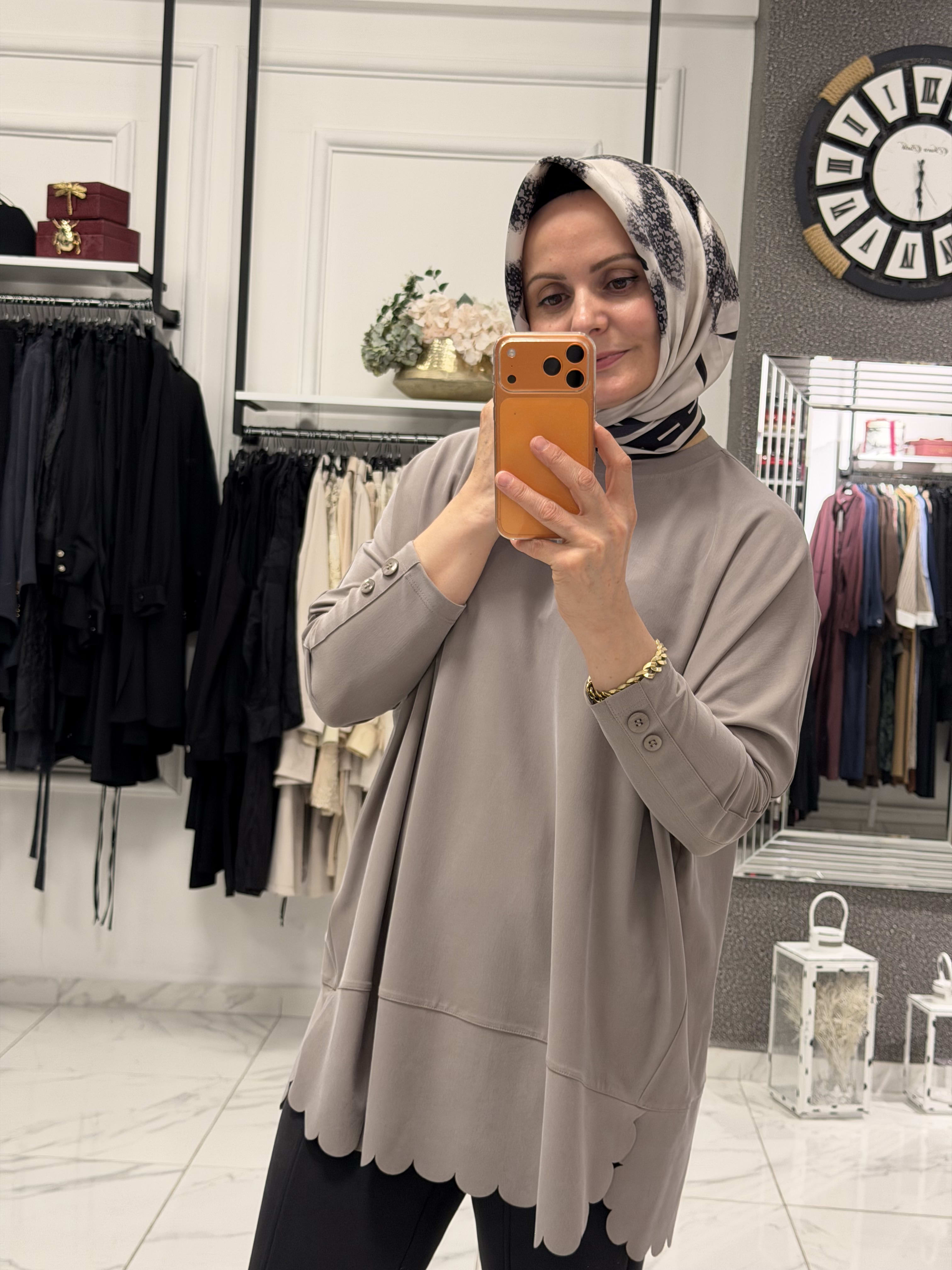 Lazer Kesim Tunik 
