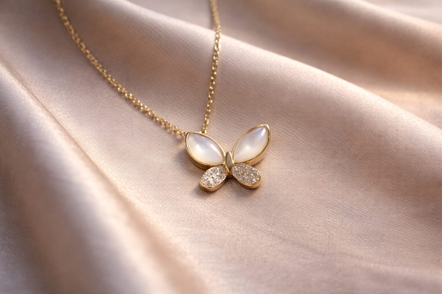Collier Papillon Élégance