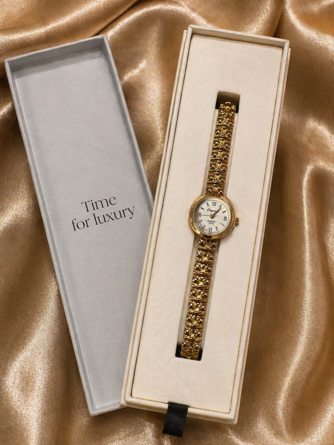 Montre Élégance Vintage Dorée — photo 2