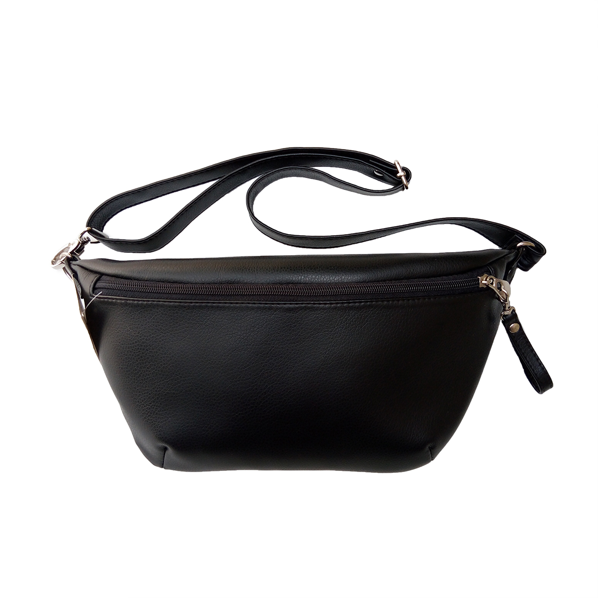 Rinonera Mujer Cuero Vegano | Negro