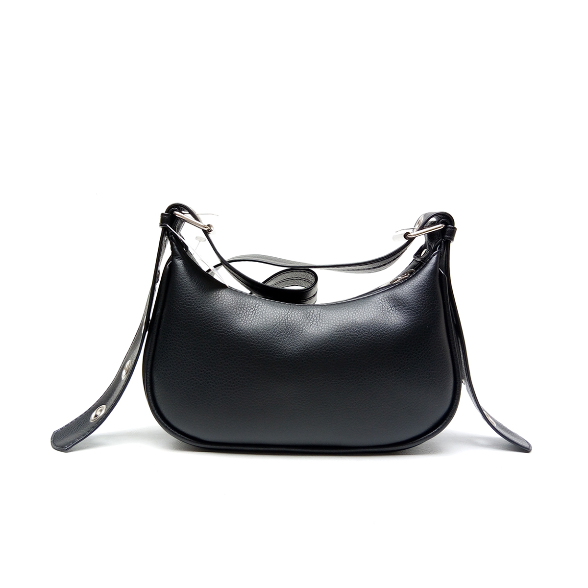 Bandolera Hobo Cuero Eco | Negro
