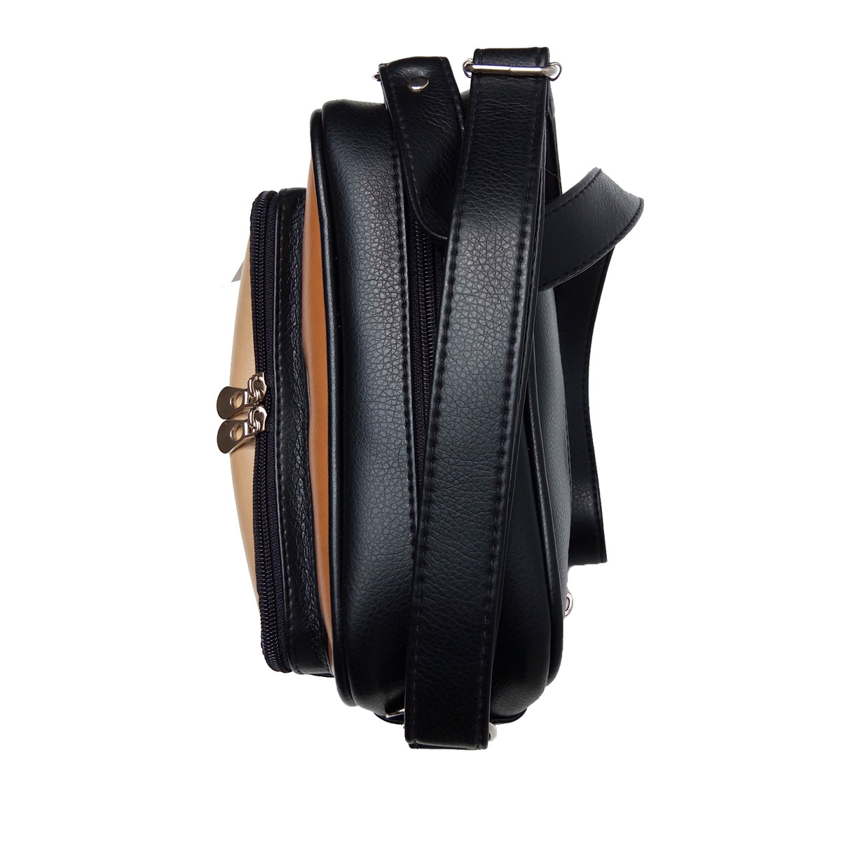 Cartera Bandolera Cuero Eco Bolsillos