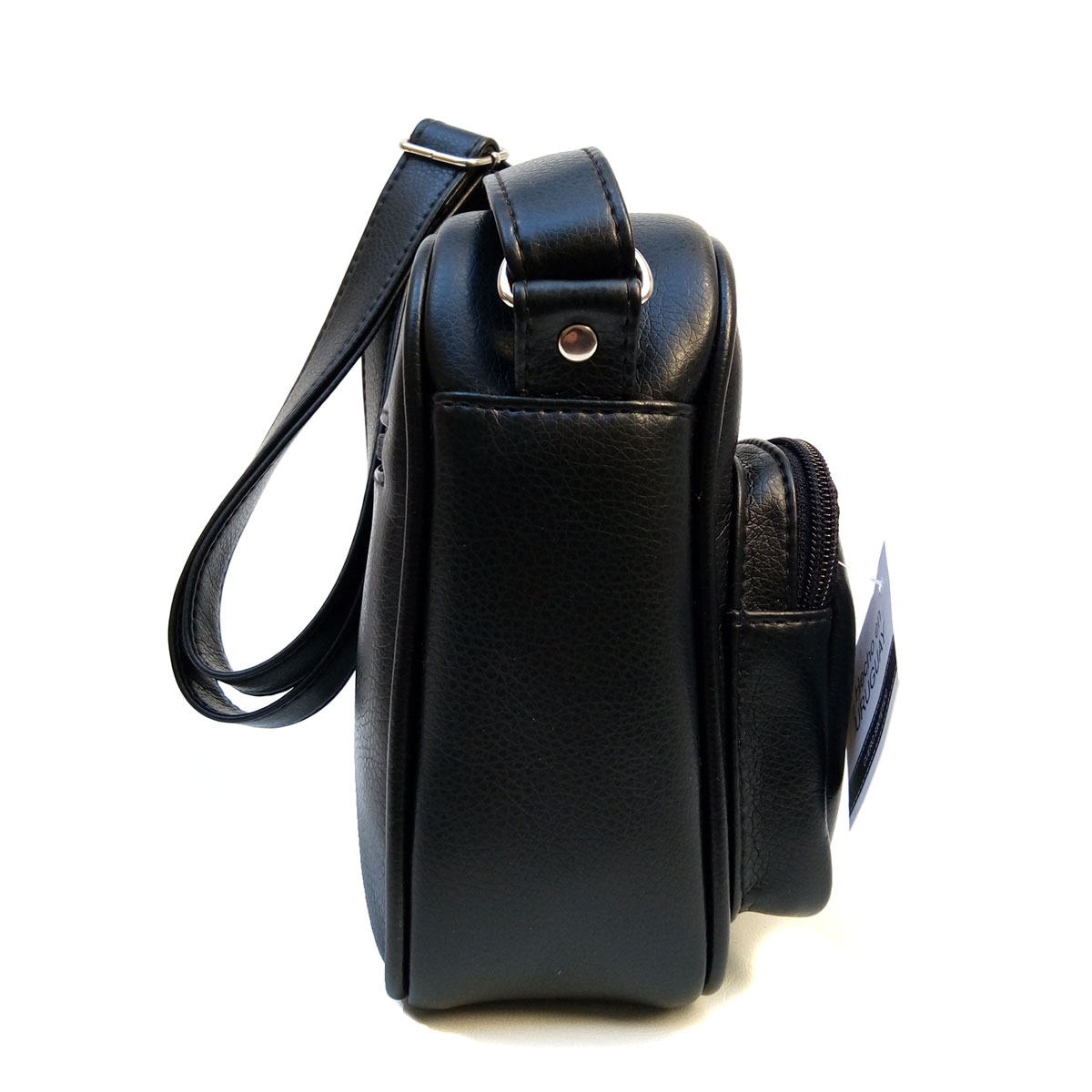 Cartera Bandolera Cuero Eco Bolsillos