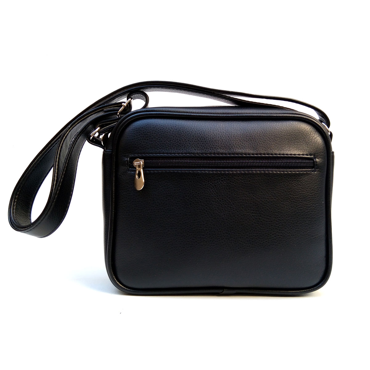 Cartera Bandolera Cuero Eco Bolsillos