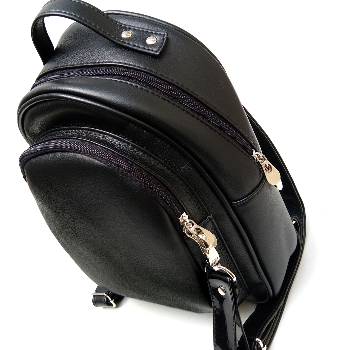Detalle de Mochila Bolsillo Tirador Colgante | Negro