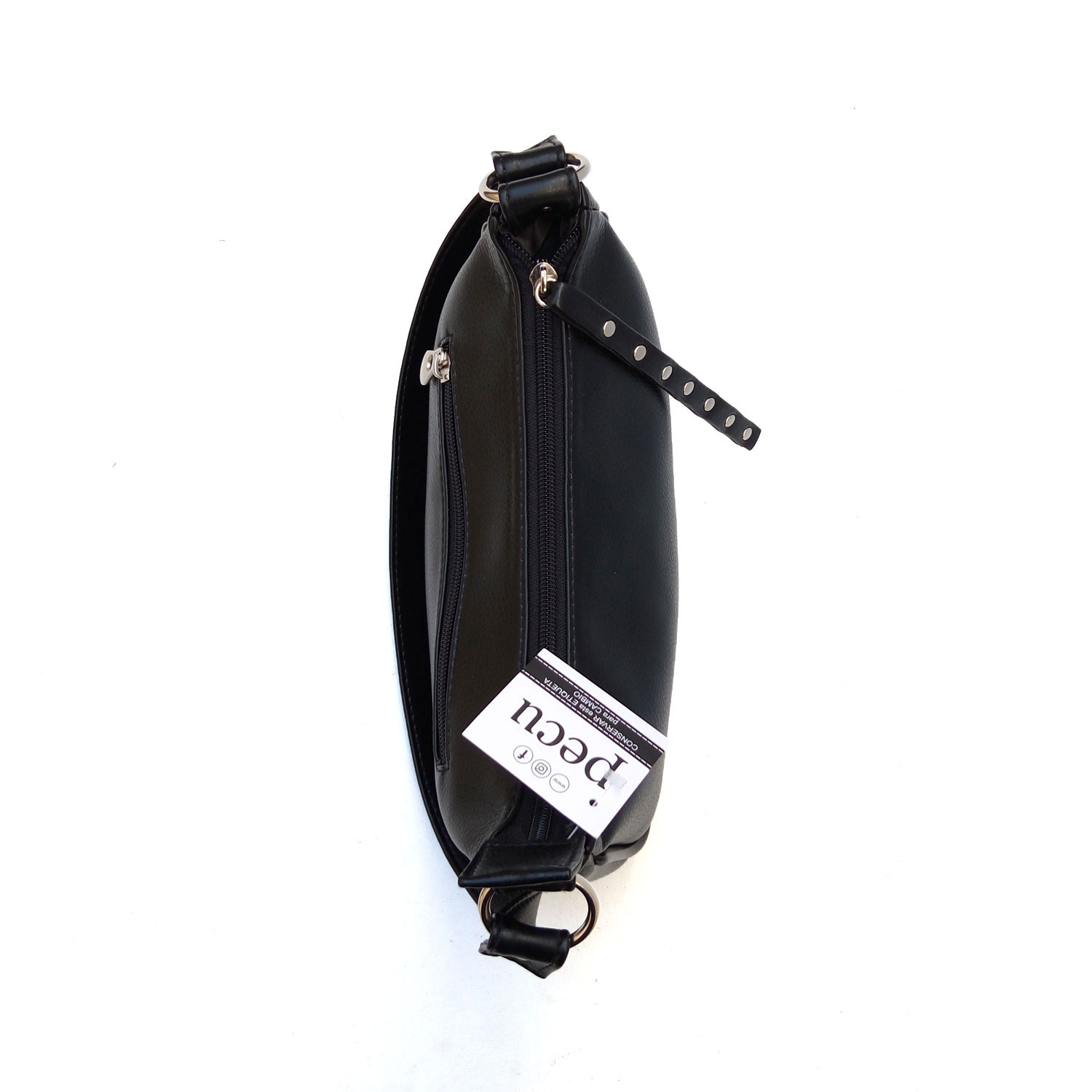 Cartera Hobo Aros Cuero Eco