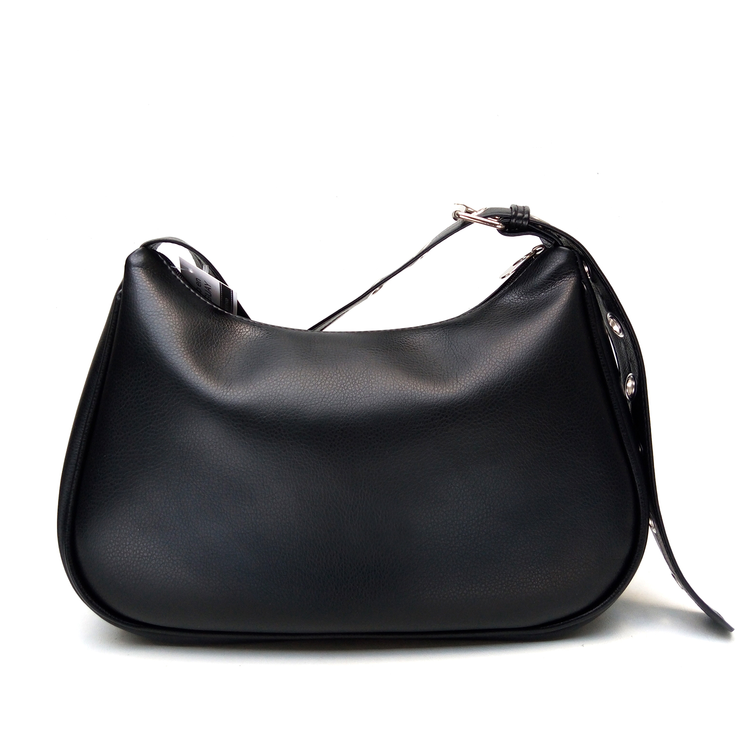 Cartera Bandolera Cuero Vegano Correa Ojalillos