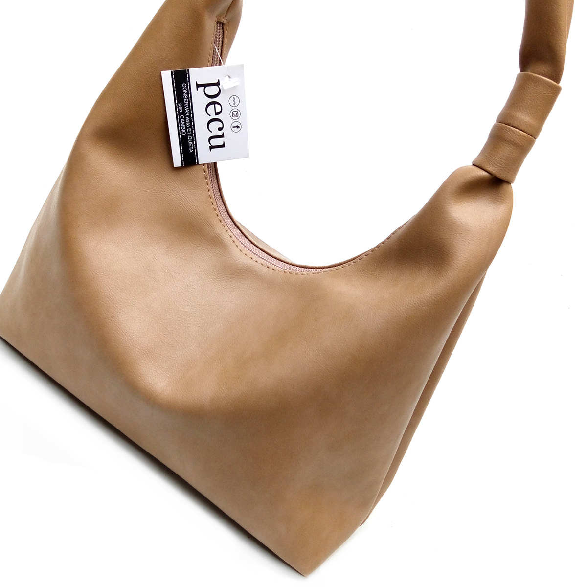 Cartera Hobo Mujer Cuero Vegano