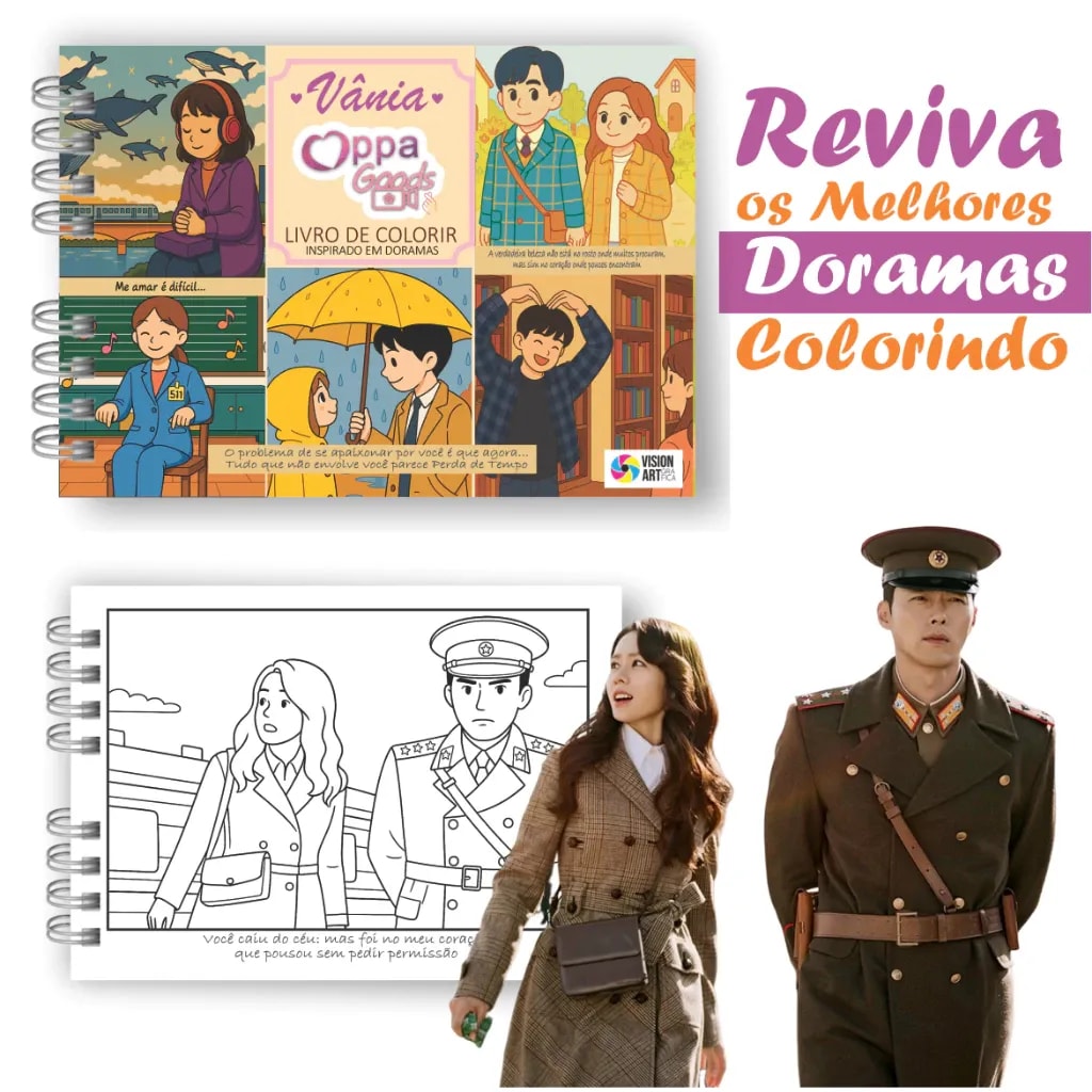 Oppa Goods Livro de Colorir