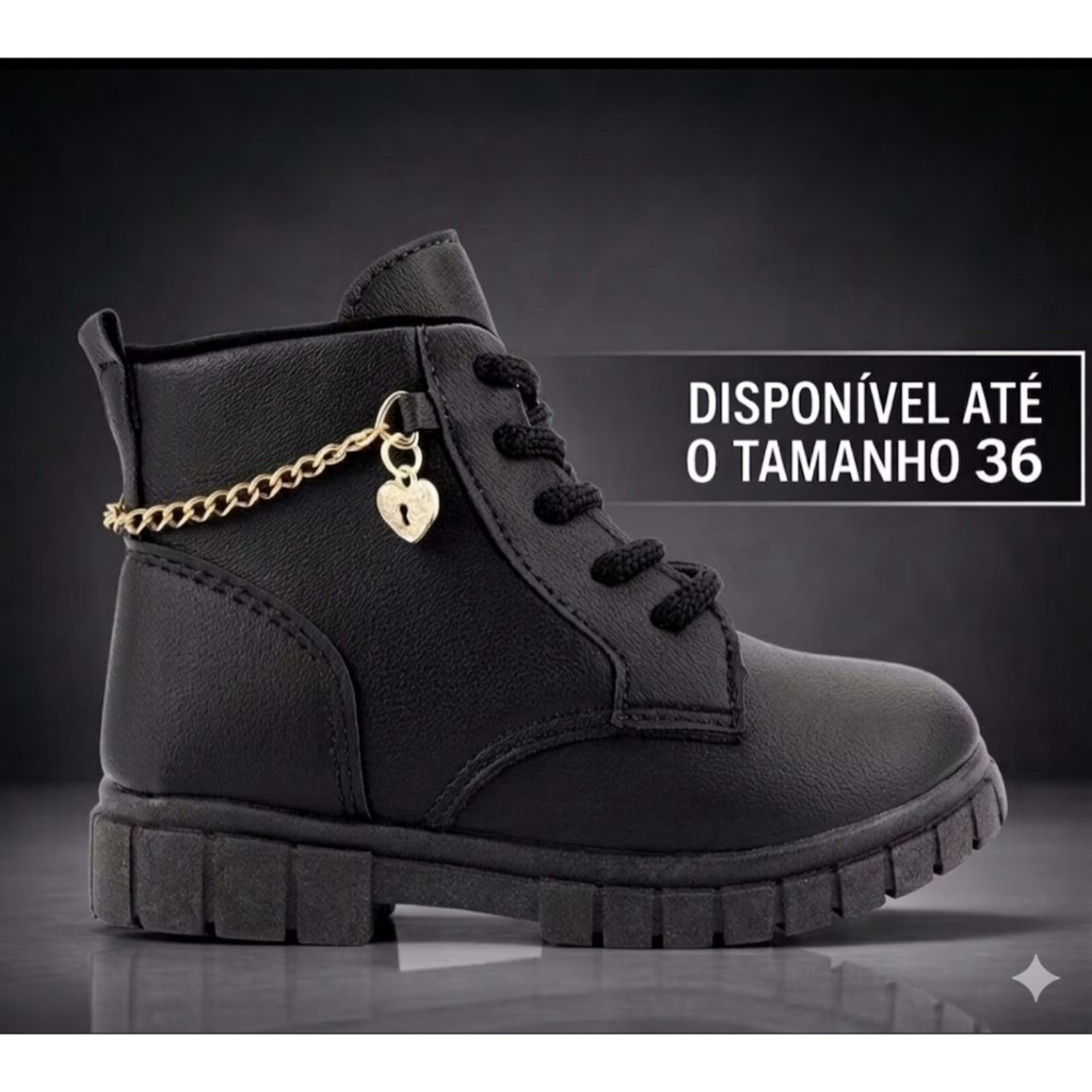 Bota Infantil Menina Coturno Infantil Feminina Maravilhosa