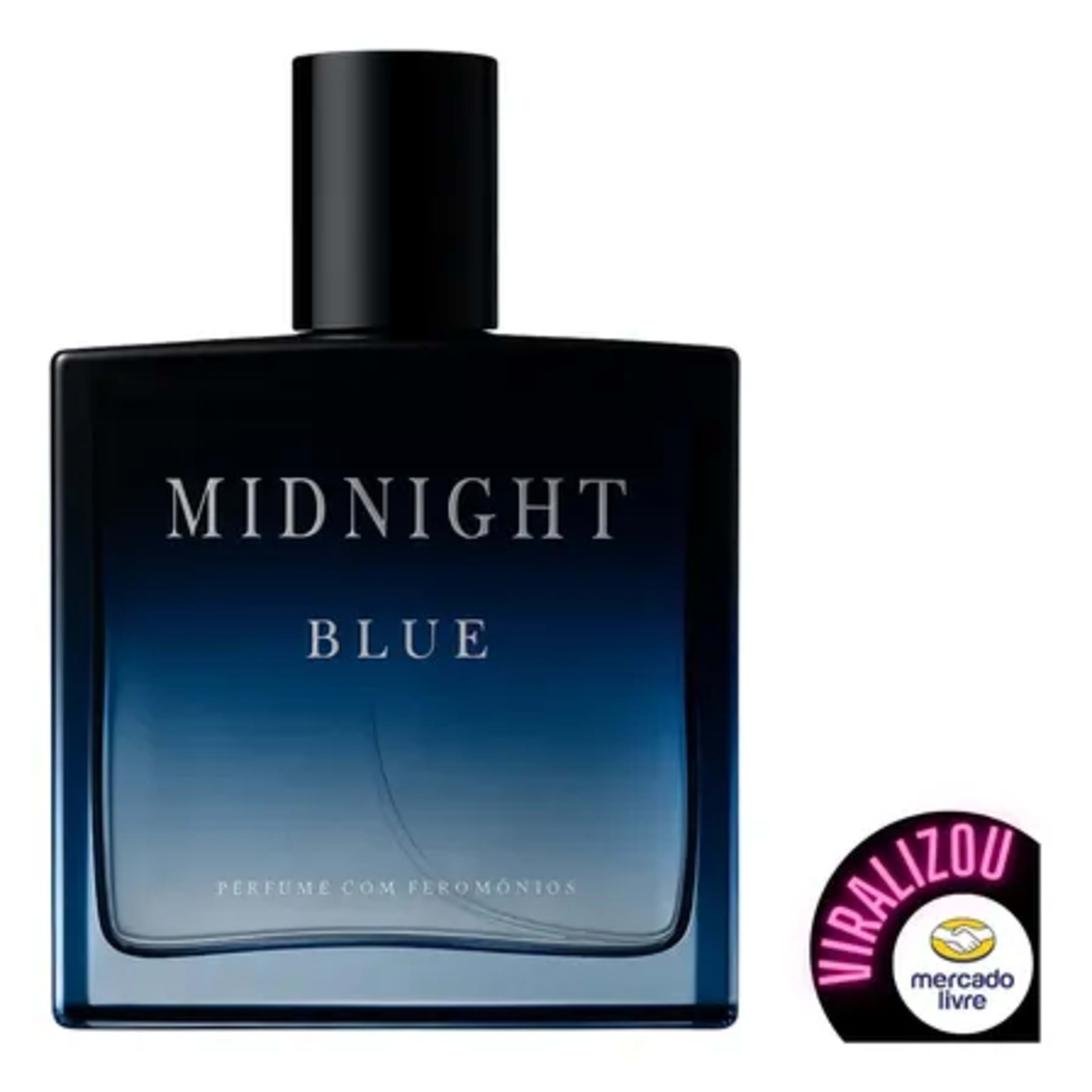 Perfume Masculino Midnight Blue 100ml Alta Fixação Sedutor