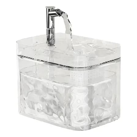 Bebedouro Água Para Gatos E Cães 1,5l-anti-cálculo-portátil 5 Transparente
