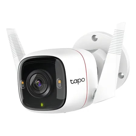 Tp-link Tapo C320ws Câmera De Segurança Wifi 2k Qhd Colorida Ip66 Branco