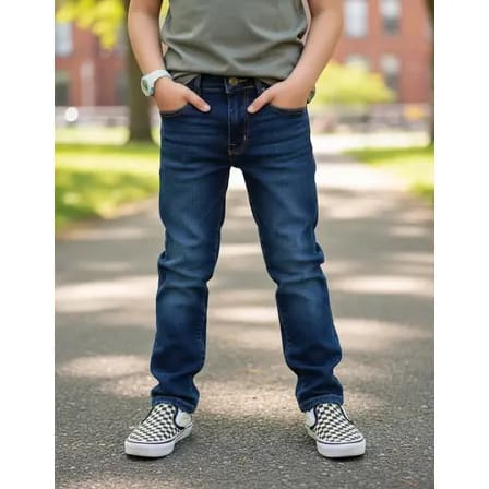 Calça Jeans Infantil Com Lycra Todas Ajustáveis!