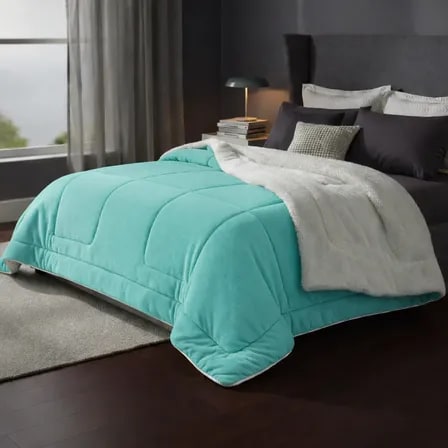 Coberdrom Queen Sherpa Carneirinho 220x240 Super Quente Tiffany Lisa