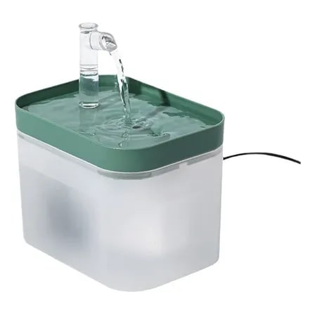 Fonte Elevada Automática C/ Filtro 3 Estágios P/pet 1.5l 5v Verde-claro