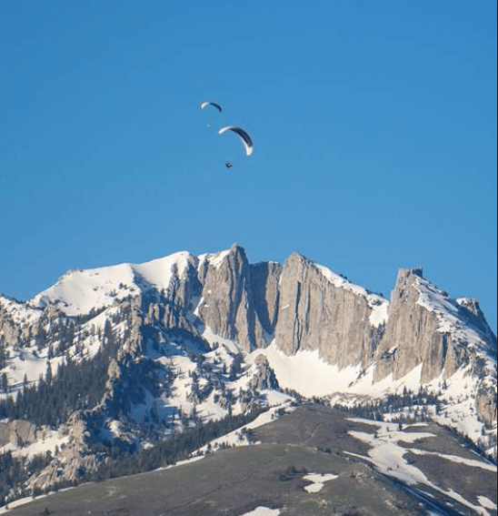 Paragliding Jupiter Peak, UT