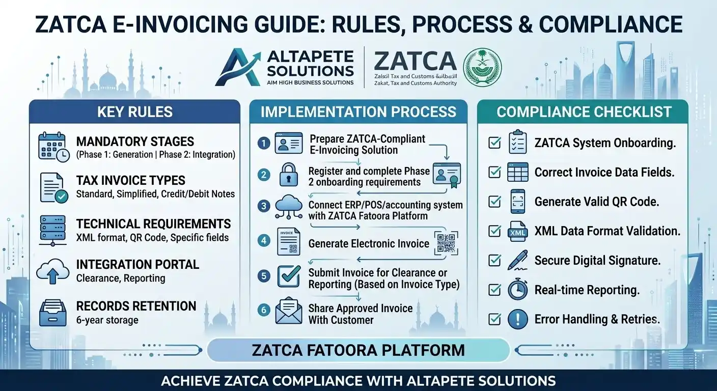 ZATCA E-Invoicing Complete Guide for Saudi Businesses