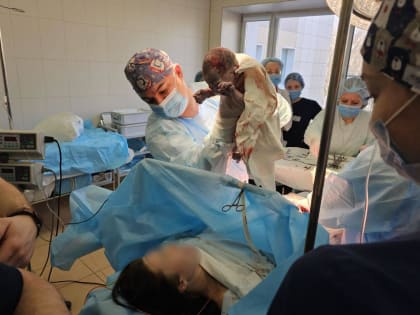 Очередную уникальную операцию беременной провели в Видновском перинатальном центре