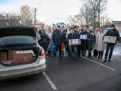 Гуманитарная помощь от партии 