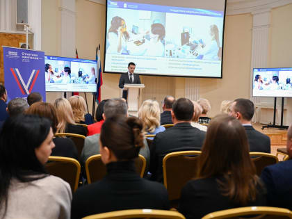 Станислав Каторов отчитался перед депутатами Ленинского округа об итогах работы за 2024 год