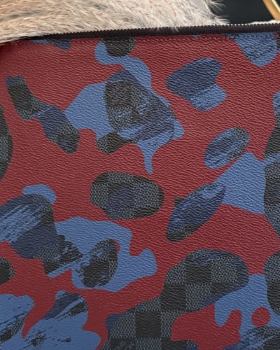 Stylish Camo Print Clutch Purse
