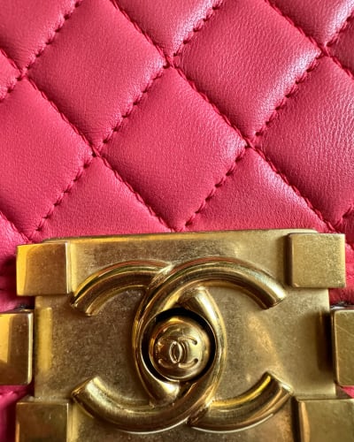 Chanel Pink Quilted Bag
