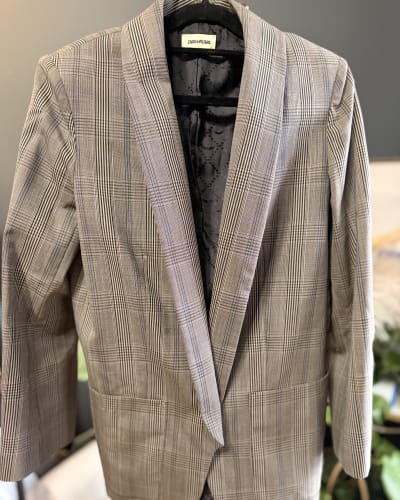 Zadig & Voltaire Plaid Blazer