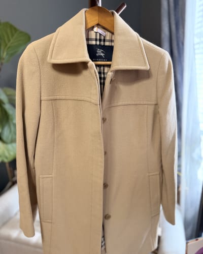 Burberry London Coat in Angora blend