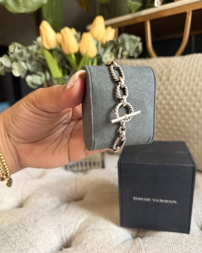 David Yurman Silver Bracelet
