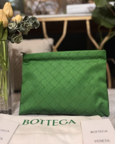 Bottega Veneta Green Pouch