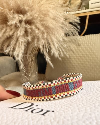 Christian Dior Embroidered Bracelet