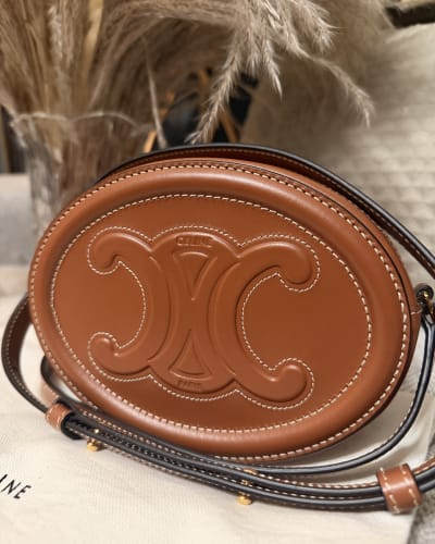 Céline Brown Leather Crossbody Bag