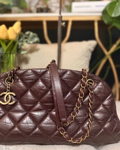 Chanel Mademoiselle Womens Vintage Clasp chain bag