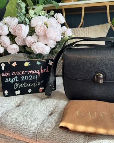 Vintage Gucci Crossbody with bamboo detail clasp