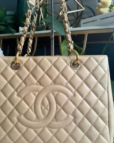 Chanel Beige Clair GST in GOLD HARDWARE*PRICE is FIRM*