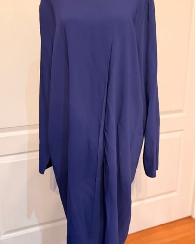 Piazza Sempione Royal Blue/Purple Long Sleeve Dress