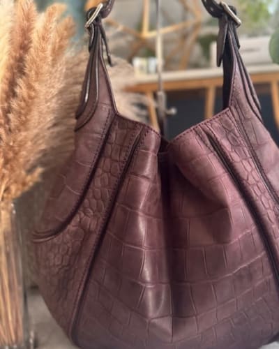 Givenchy Croc-Embossed Hobo