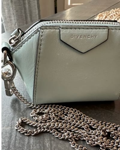 Givenchy Sac Noir Baby Antigona-light blue